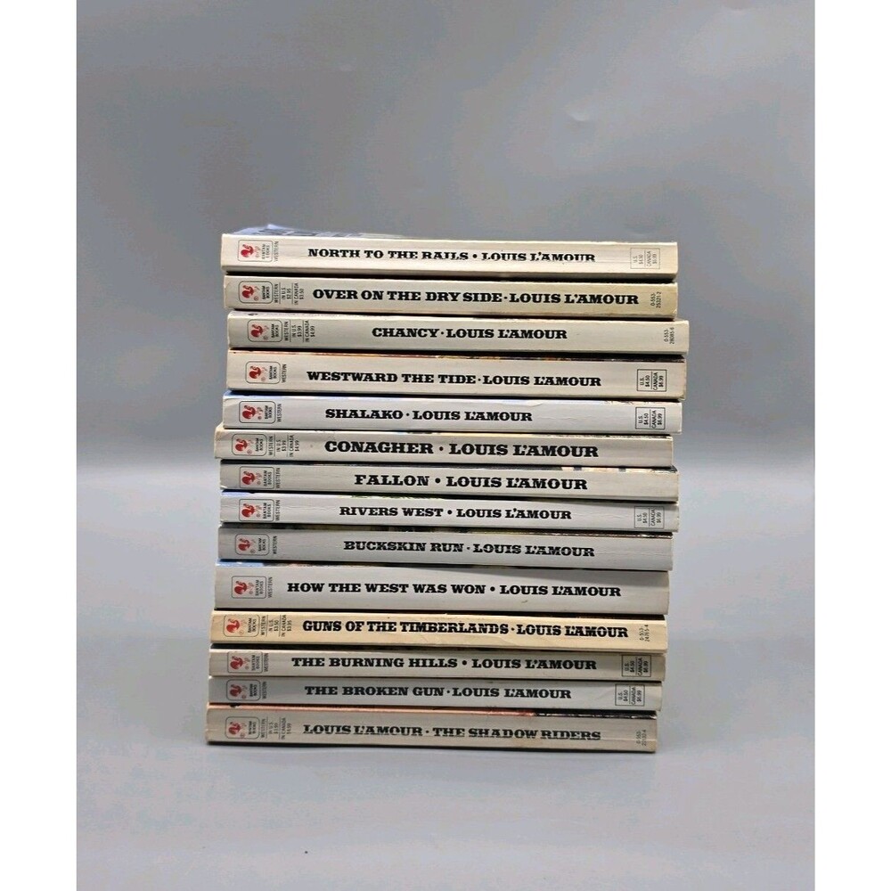 Louis L'Amour Lot Of 10 Western Paperback Books